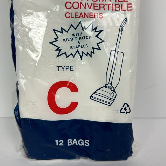 DVC Brand Disposable Vacuum Bags Type C 12 bags in package NEW UNOPENED - Picture 2 of 5